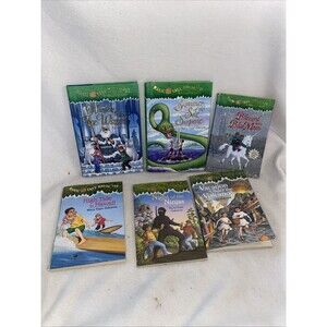 Magic Tree House Merlin Mission Mary Pope Osborne Book Lot 6- 32,31,36,5,13,28